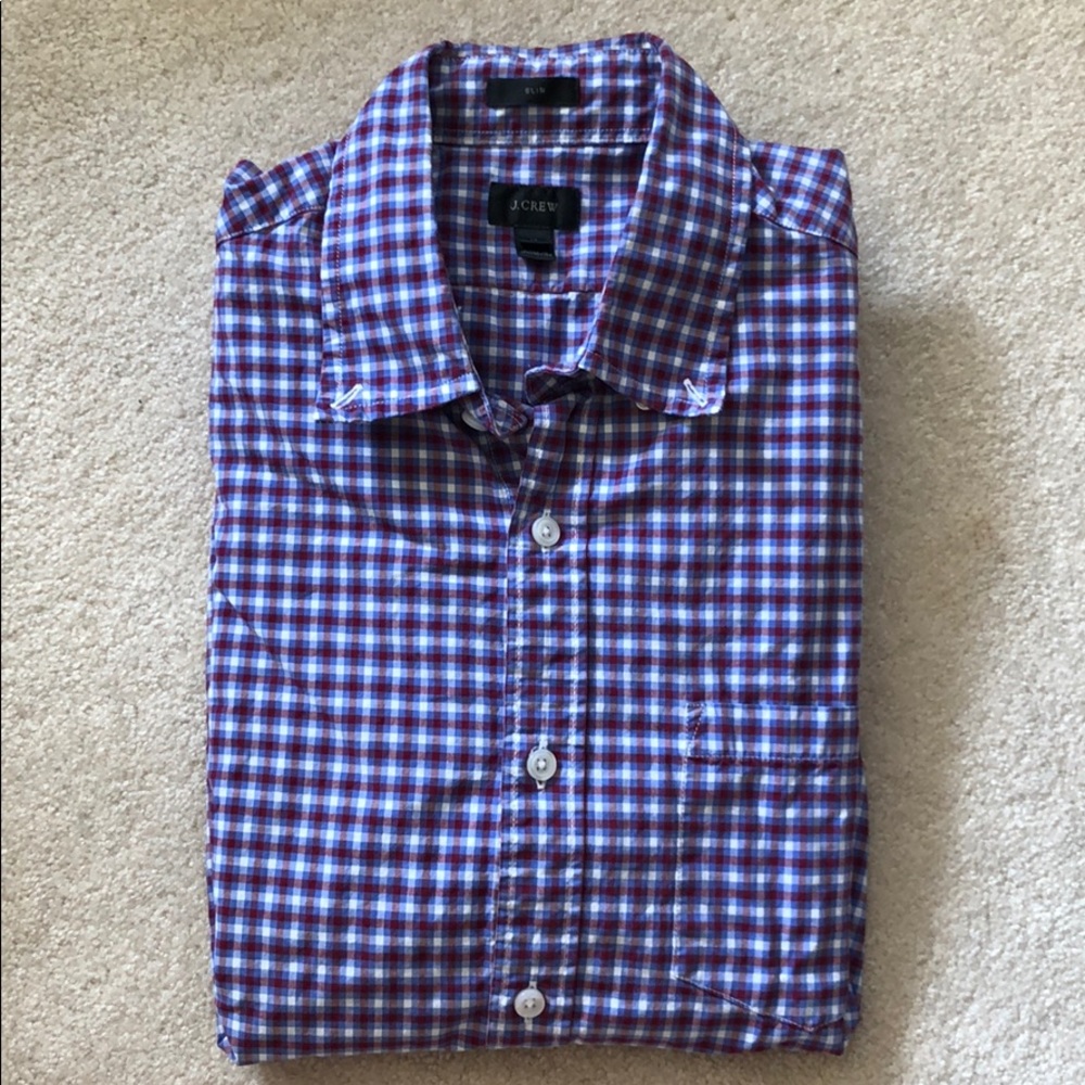J Crew Men’s button down shirt - Size M (slim)
